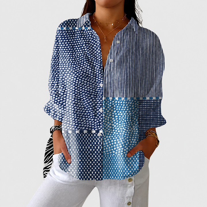 Betrina - Airy Colorful Printed Blouse