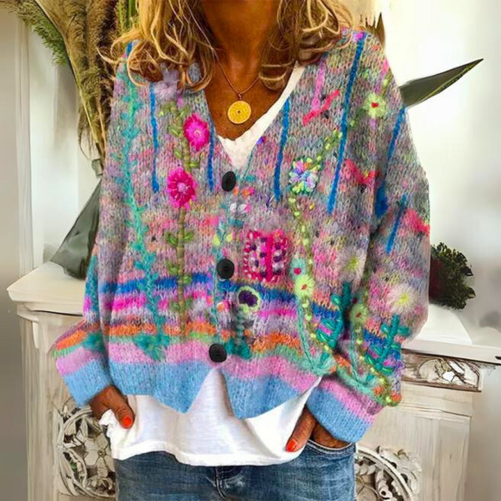 Evonna - Cozy And Colorful Knitted Sweater