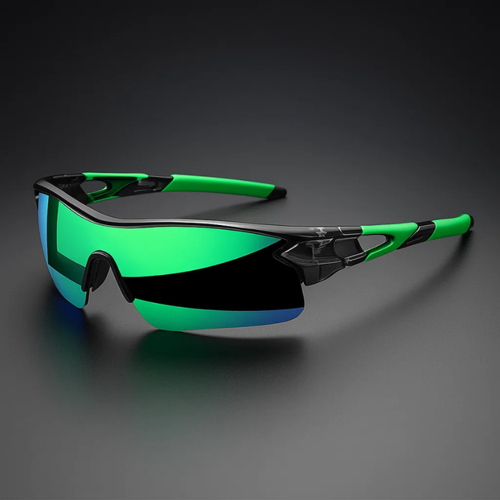 VeloShade - Mirrored Wraparound Sports Cycling Sunglasses