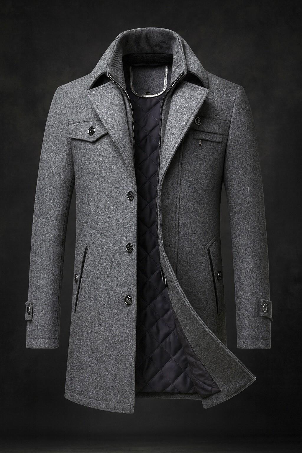 Edoardo - Button Up Wool Coat