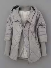 Stephenson - Jacket With Hood and Diamond Quilted Pattern