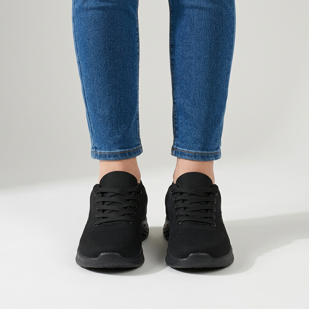 Alixia - Comfortable Lace Up Sneaker