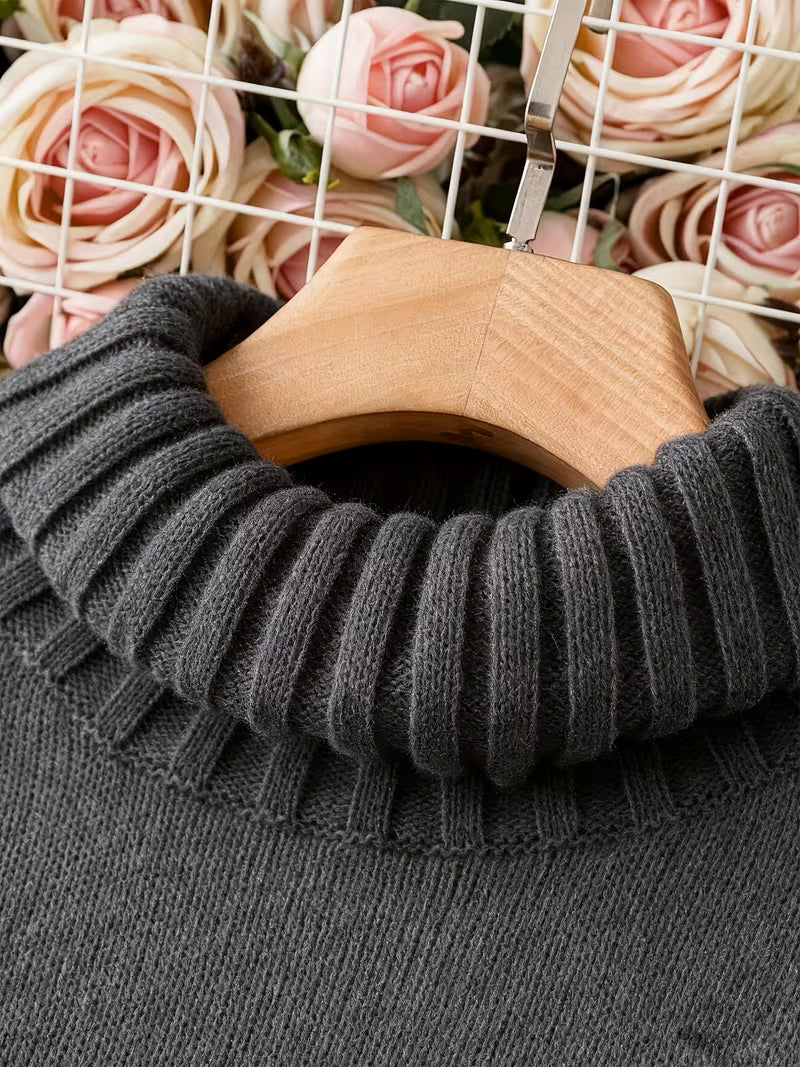 Malkina - Comfortable Long Sleeve Sweater Dress