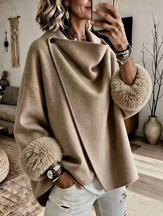 Maddia - Elegant Faux Fur Jacket