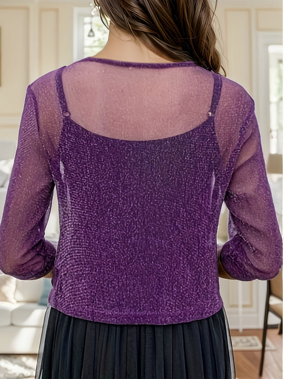 Prechyl - Elegant V-Neck Tie Front Shawl