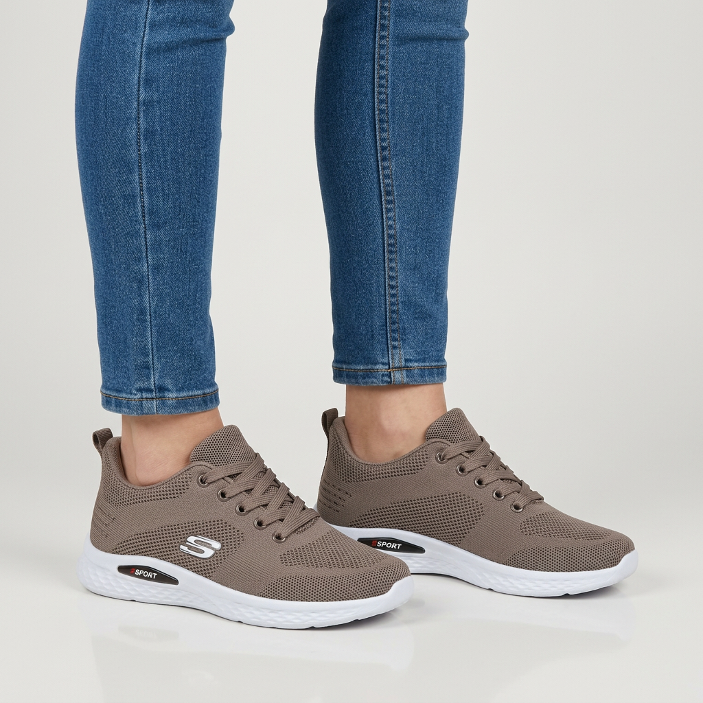 Alixia - Comfortable Lace Up Sneaker