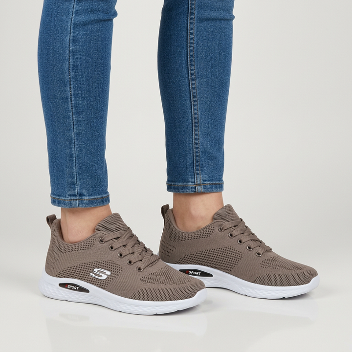 Alixia - Comfortable Lace Up Sneaker