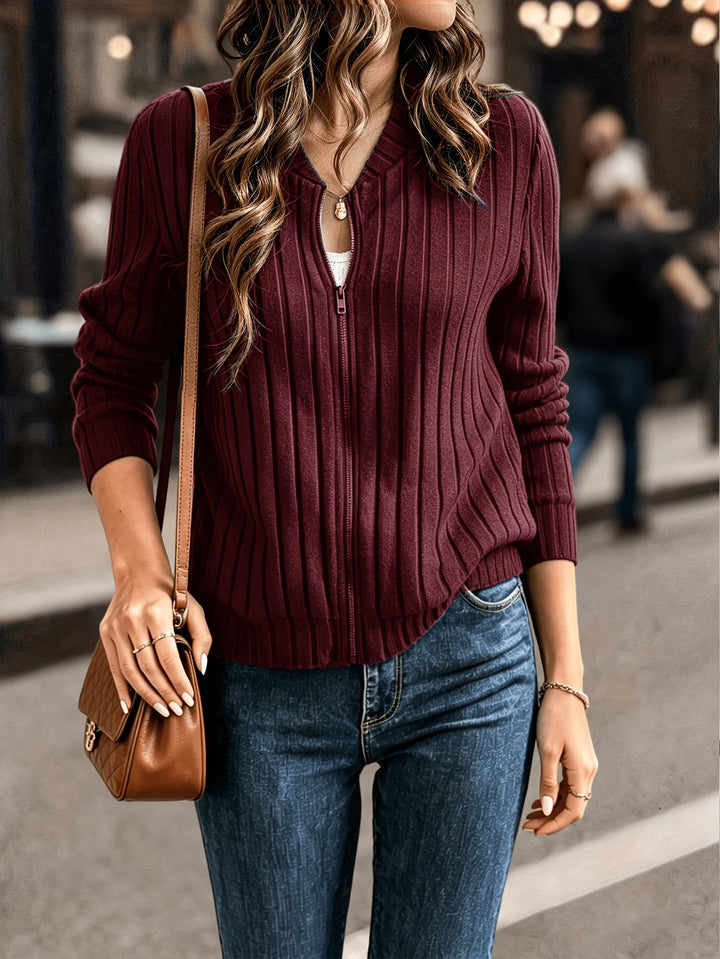 Nalia - Lone Sleeve Knitted Jacket