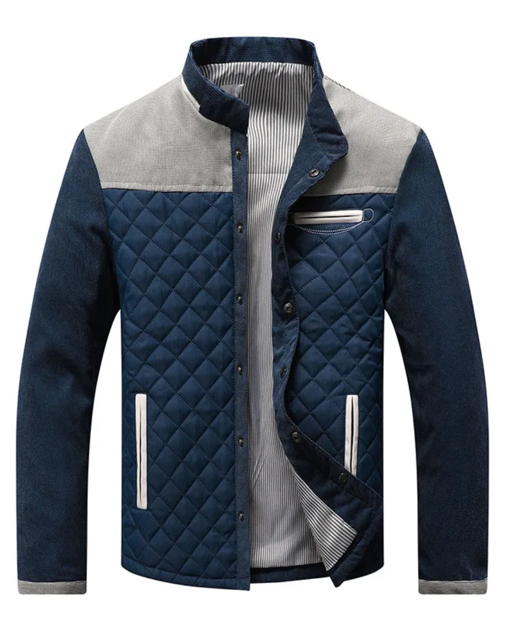 Chips - Quilted Contrast Shoulder Jacket