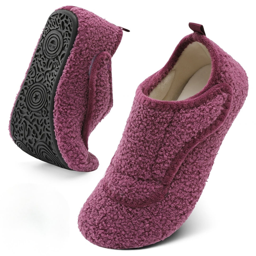 Shehara - Lightweight Wide Slipper With Rubber Sole
