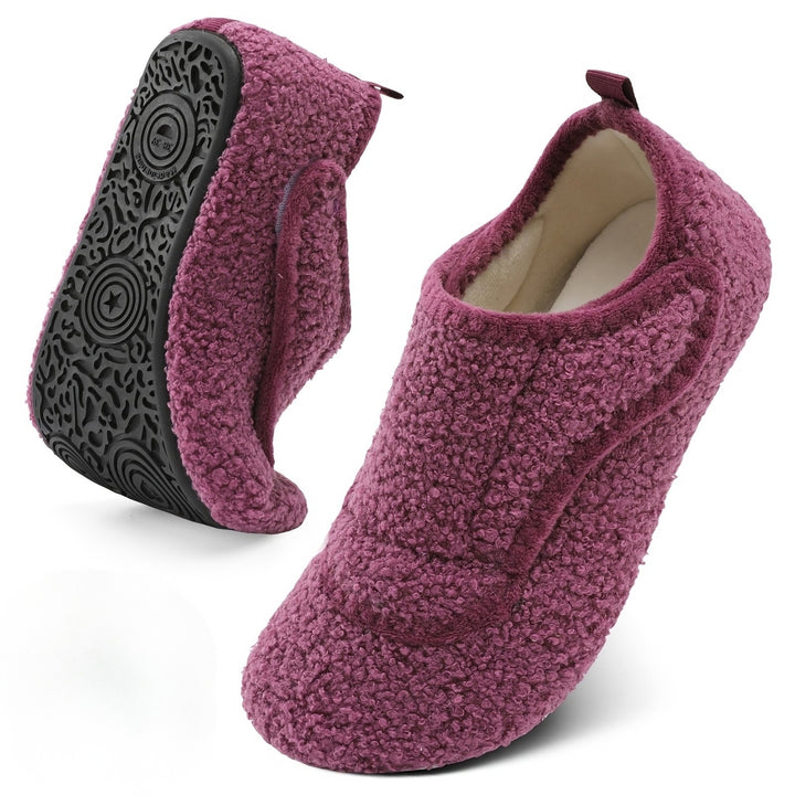 Shehara - Lightweight Wide Slipper With Rubber Sole