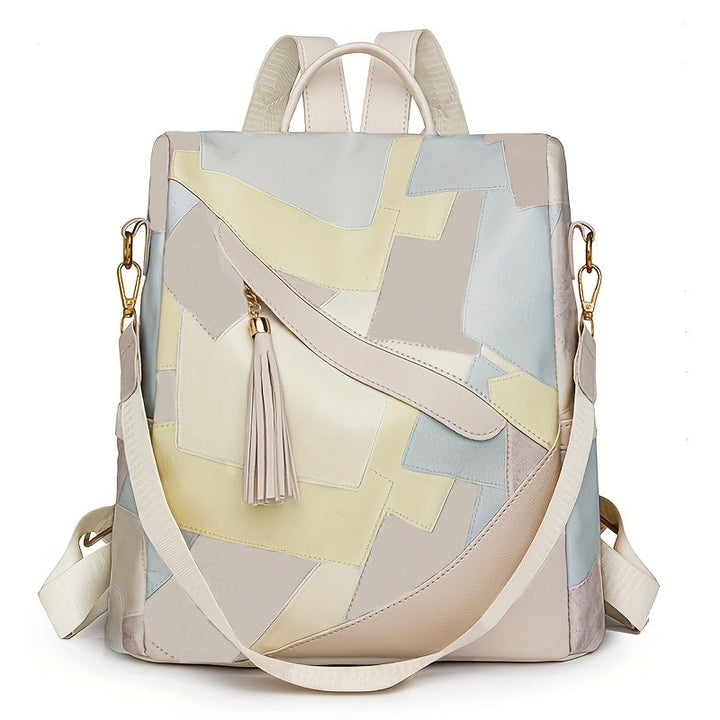 Vinika - Checkered Anti-Theft Backpack