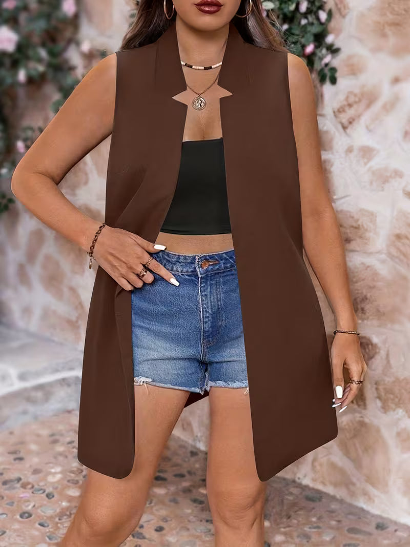 Alanaa - Elegant Sleeveless Vest