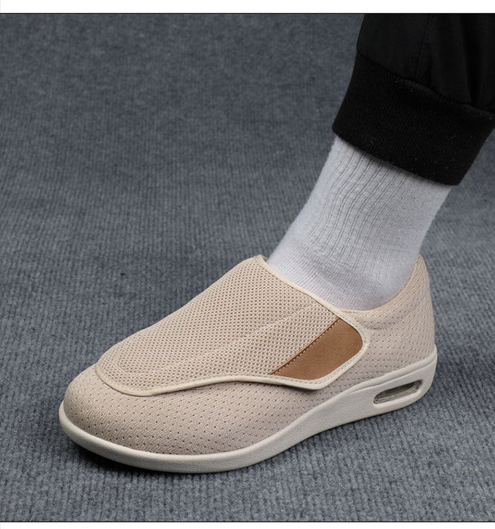 Bediha - Mesh Shoes With Wide Strap and Thick Sole