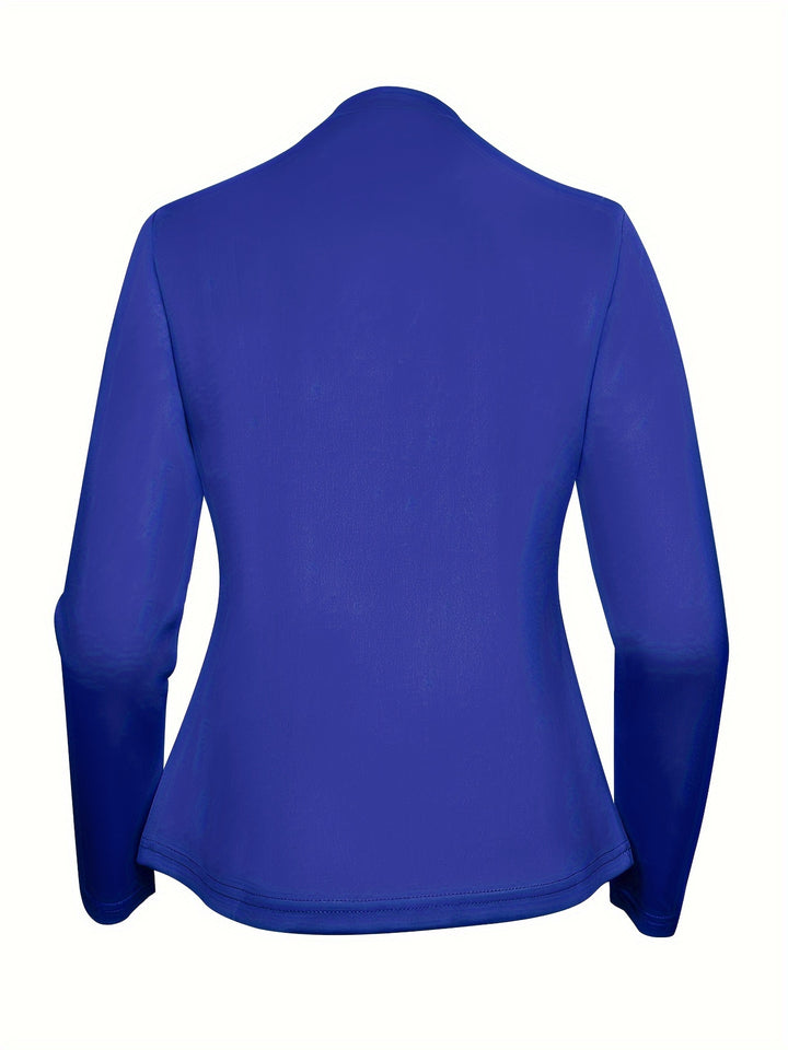 Raakel - Front Double Breasted Cuff Long Sleeve Blazer