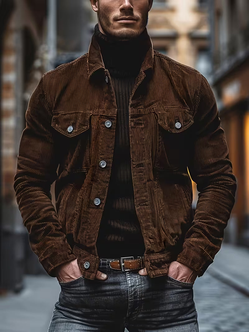 Warwick - Corduroy Jacket With Multiple Pockets