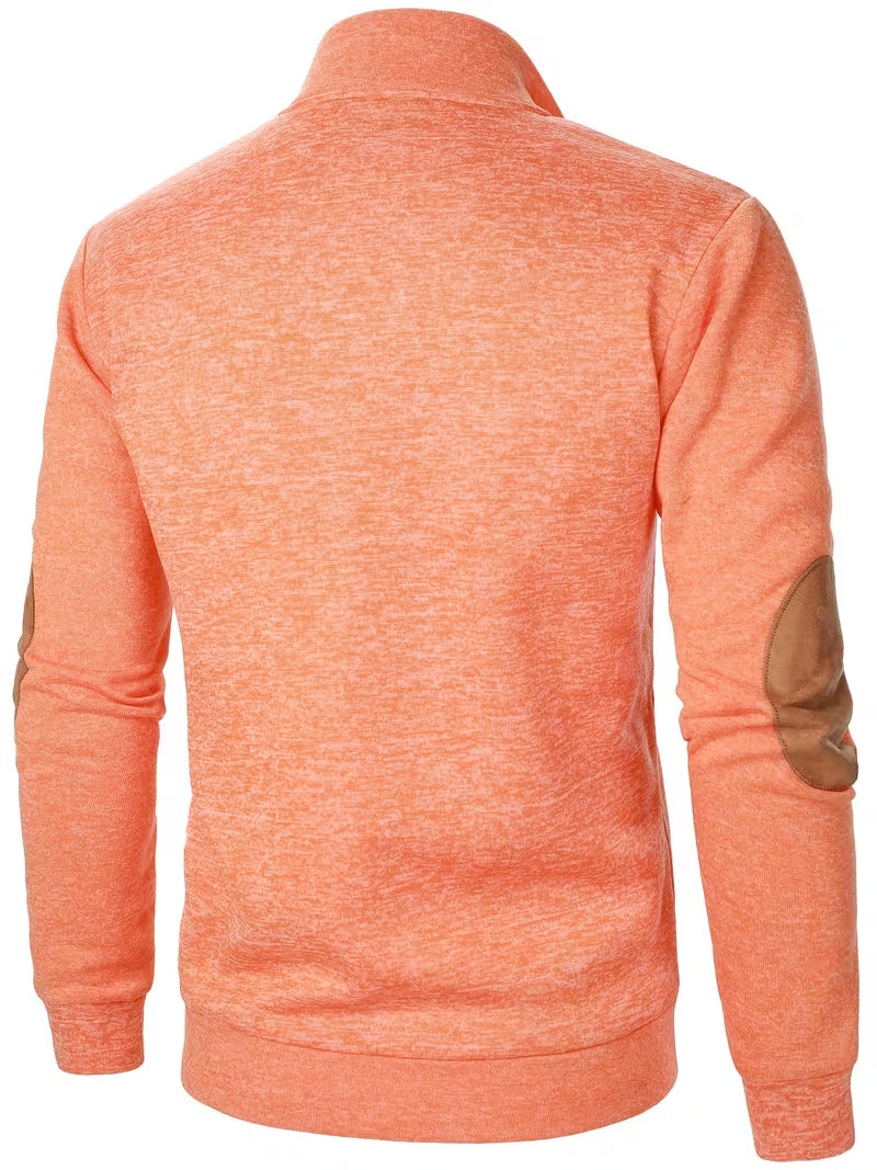 Kashyap - Stand Collar Long Sleeve Sweatshirt