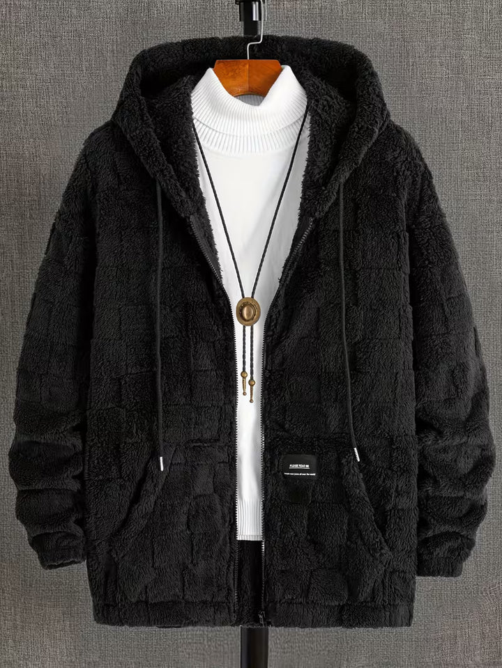 Karun - Fleece Zip-Up Hooded Jacket