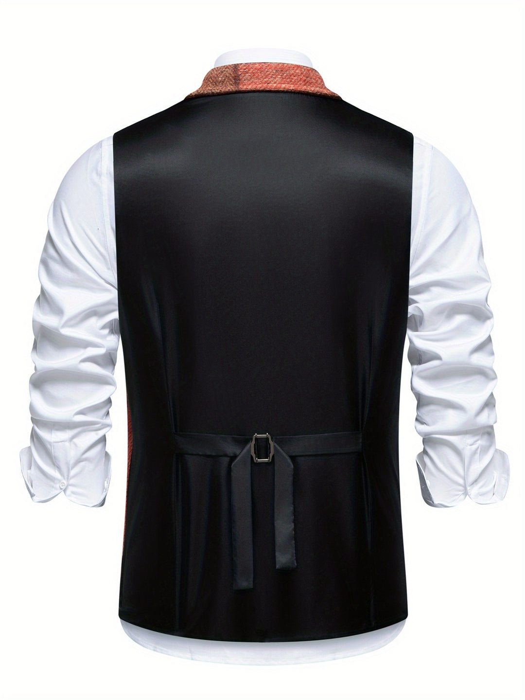 Mladen - Vintage Lapel Suit Vest With Pocket