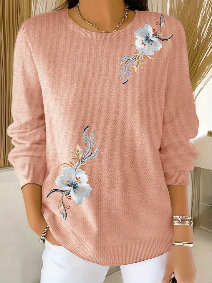 Meyla - Elegant Long Sleeve Sweater