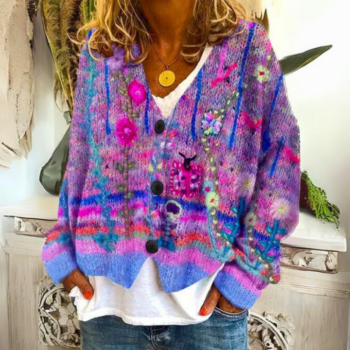 Evonna - Cozy And Colorful Knitted Sweater