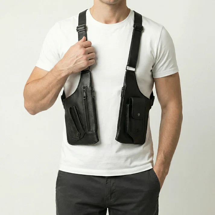 Brousseau - Adjustable Crossbody Utility Holster Bag Harness