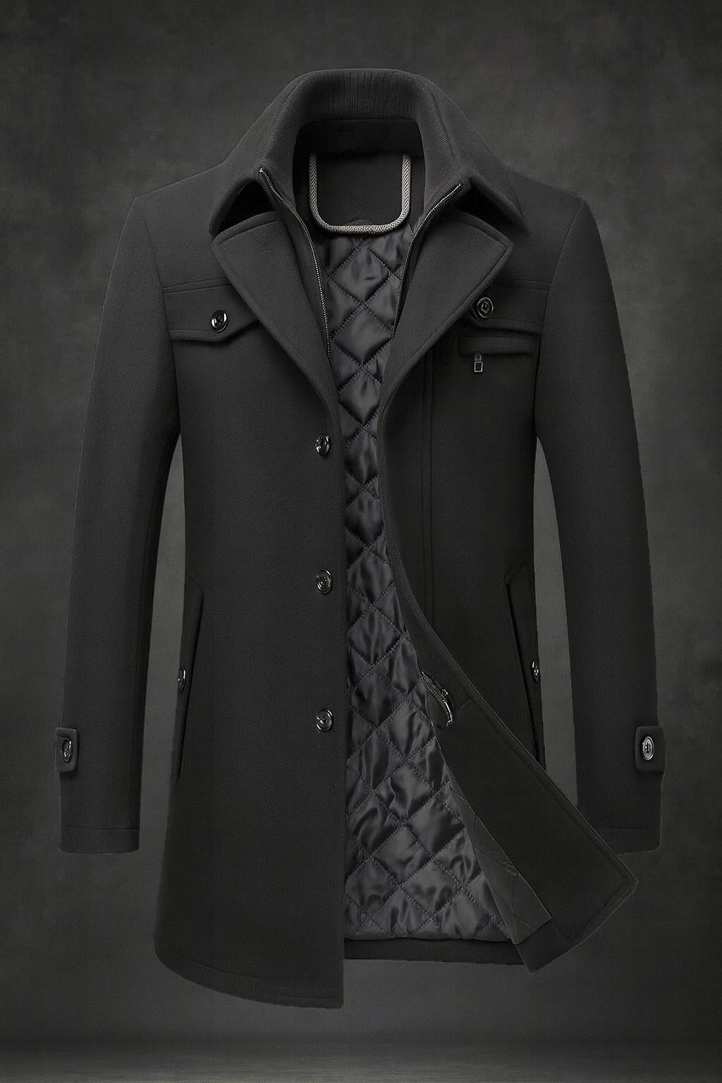 Edoardo - Button Up Wool Coat