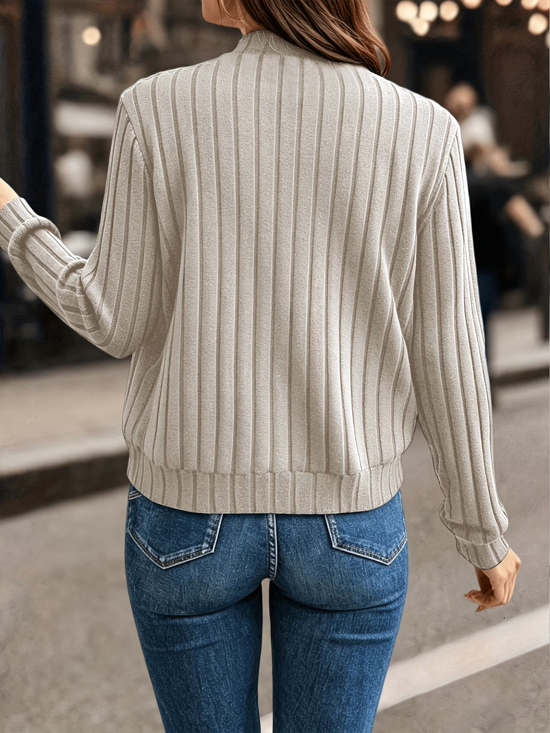 Nalia - Lone Sleeve Knitted Jacket