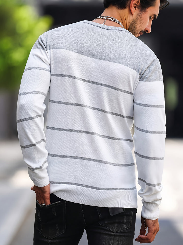 Michiel - Casual Striped Sweater With Long Sleeve