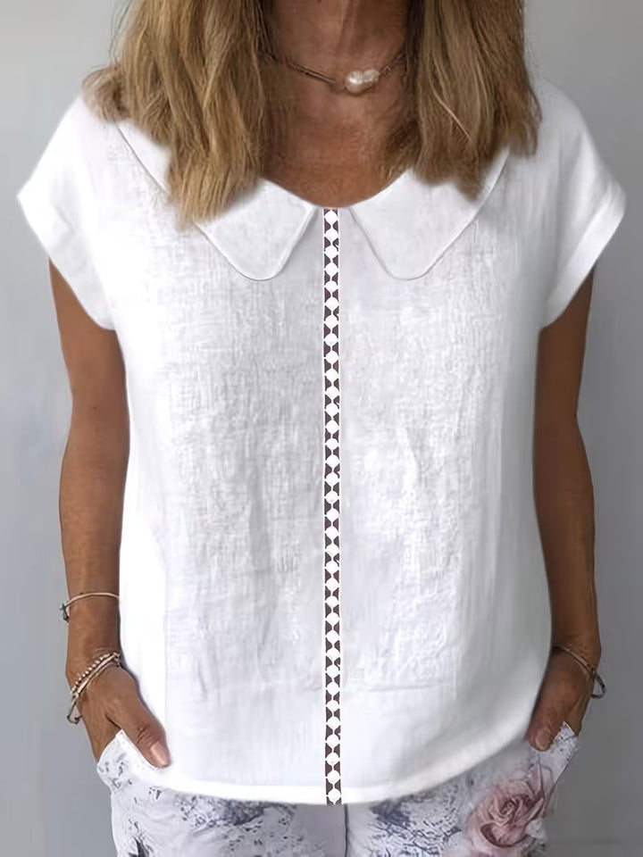 Avielle - Short Sleeve Top With Cutout Front