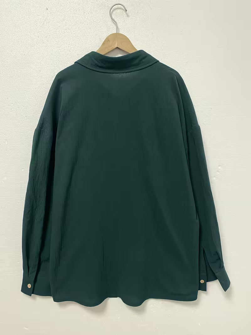Soella - Long Sleeve Button-Up Collared Shirt