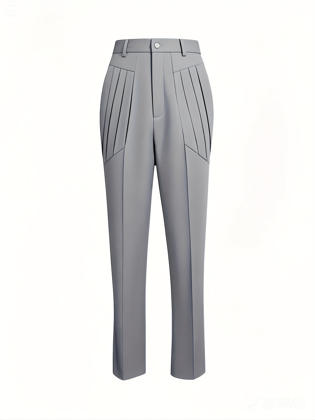 Alexey - Casual Slim Fit Pleated Pant Slant Pocket
