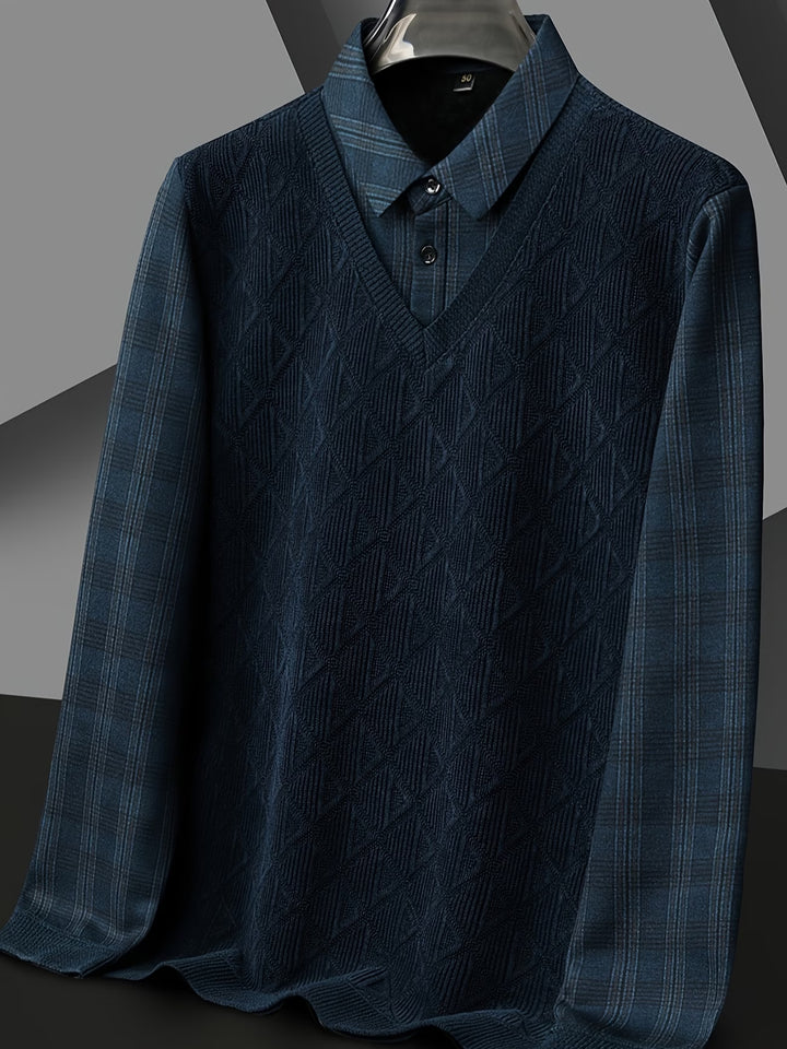 Alan - Long Sleeve Knitted Sweater