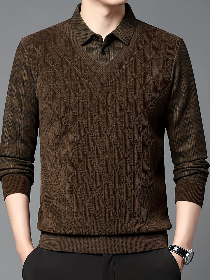 Alan - Long Sleeve Knitted Sweater