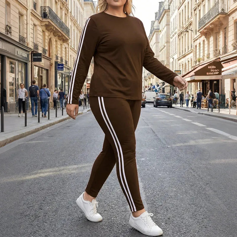 Krizina - Comfortable Two-Piece Tracksuit Set