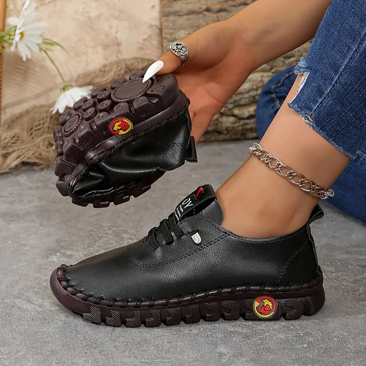 Hilga - Flexible Sole Lace Up Sneakers