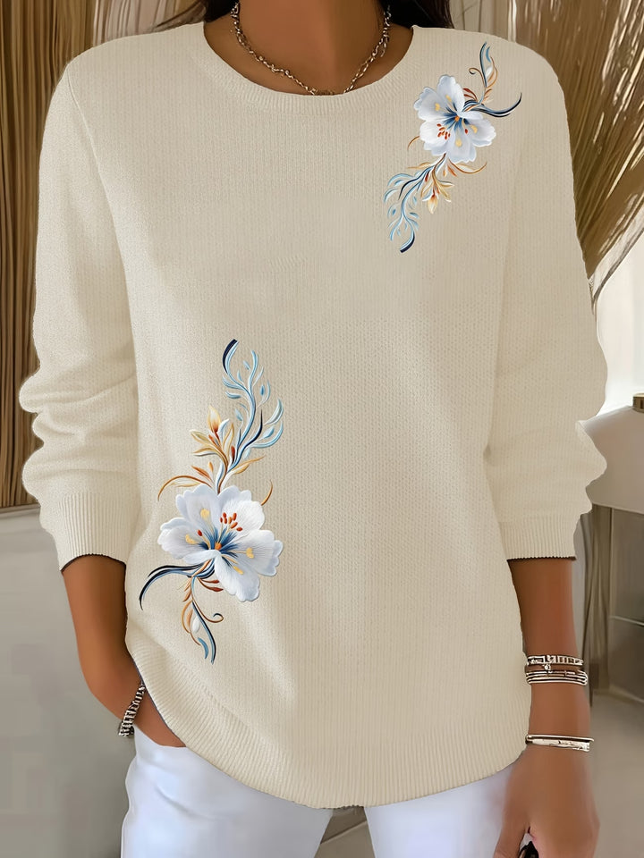 Meyla - Elegant Long Sleeve Sweater