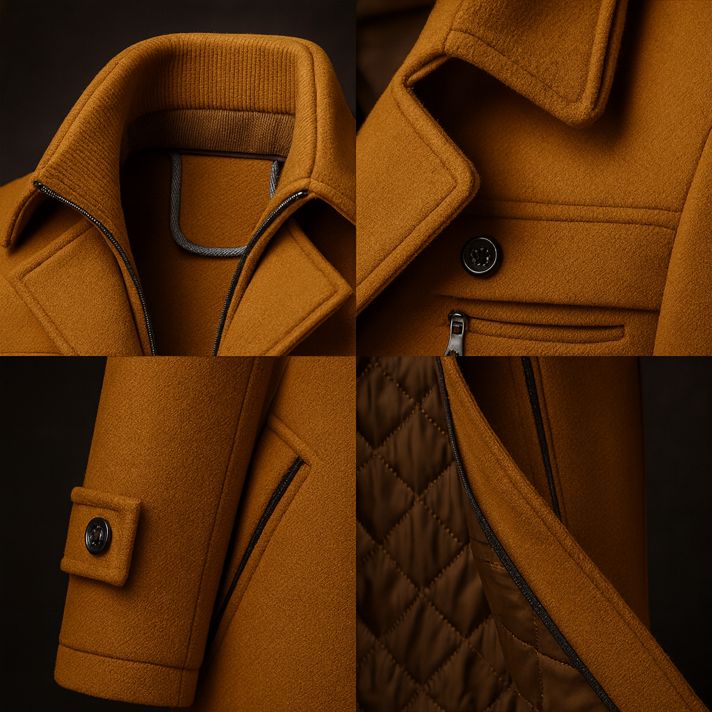 Edoardo - Button Up Wool Coat
