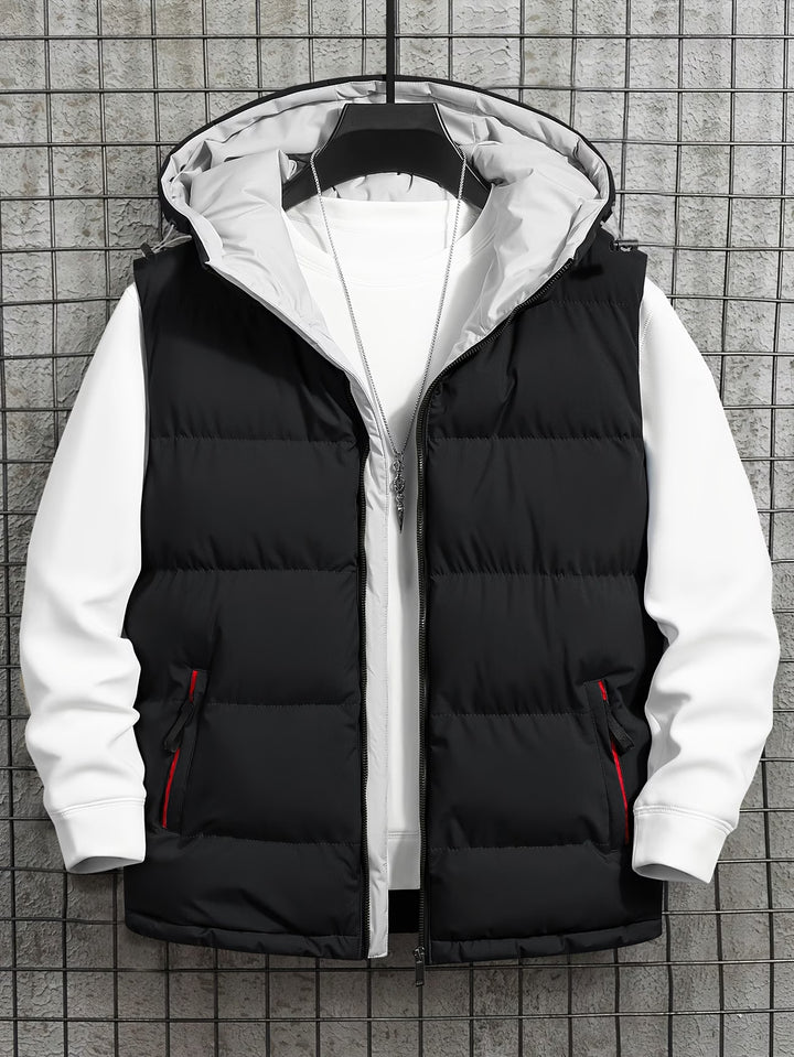 Eliott - Sleeveless Vest With Zippered Pockets