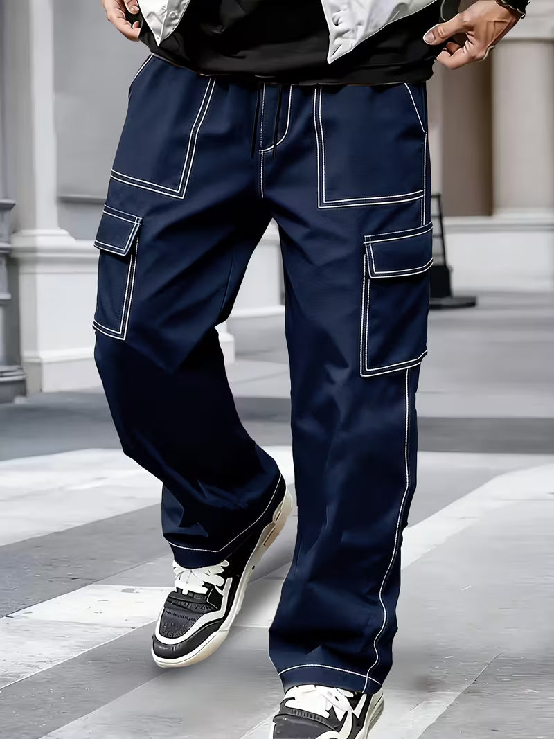 Jamein - Cargo Pants With Contrast Stitching