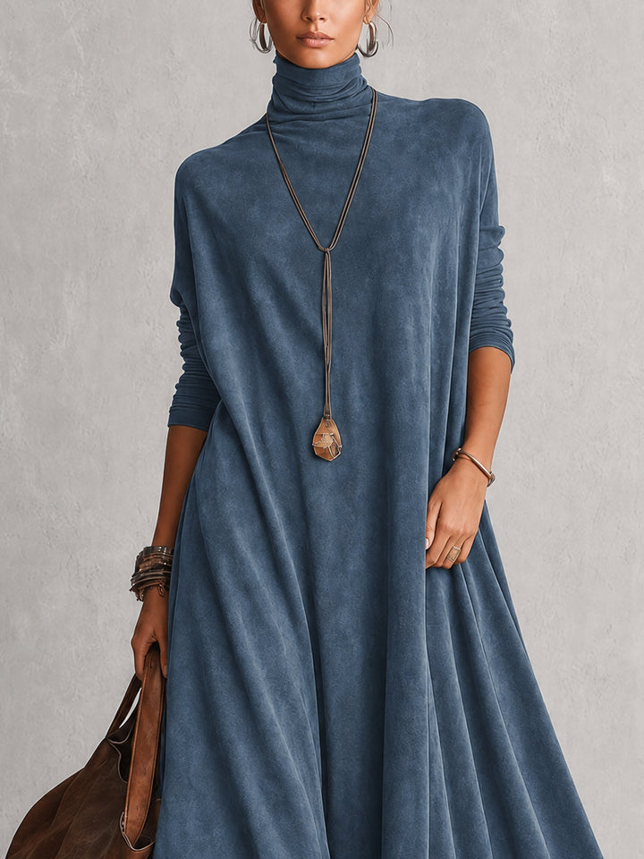 Albria - Long Sleeve Maxi Dress With Vintage Style