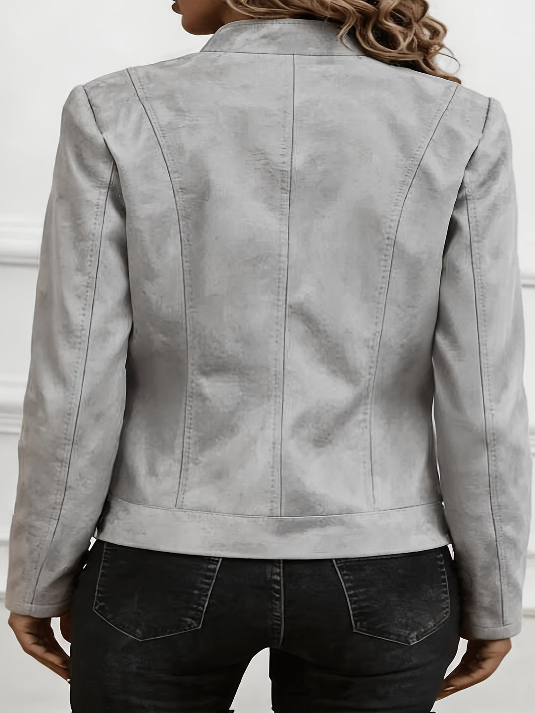 Amina - Long Sleeve Zip-Up Jacket