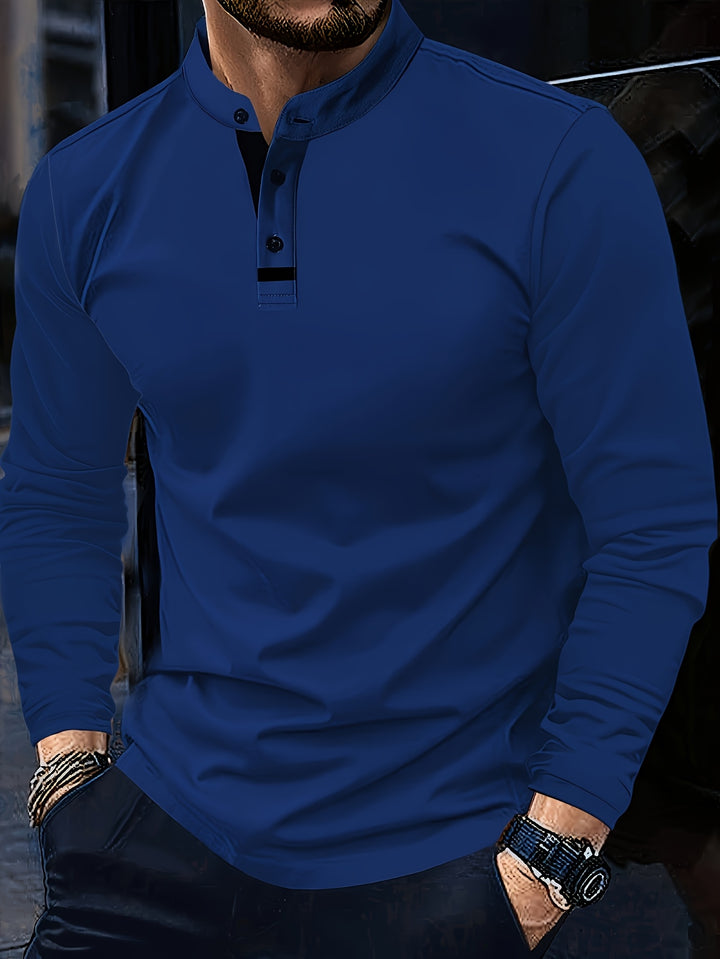 Tselmeg - Long Sleeve Polo Shirt
