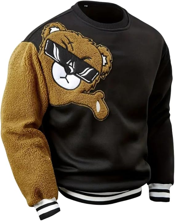 Linnar - Sweatshirt With Teddy Bear Patch