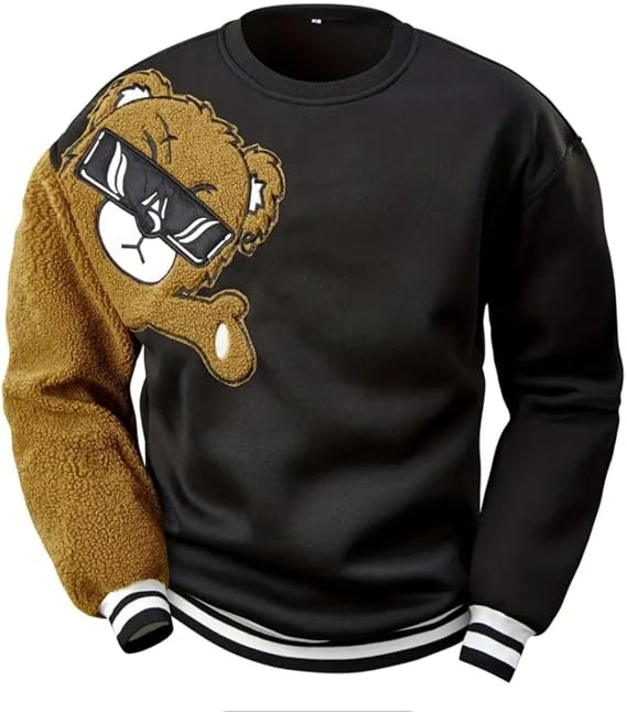 Linnar - Sweatshirt With Teddy Bear Patch