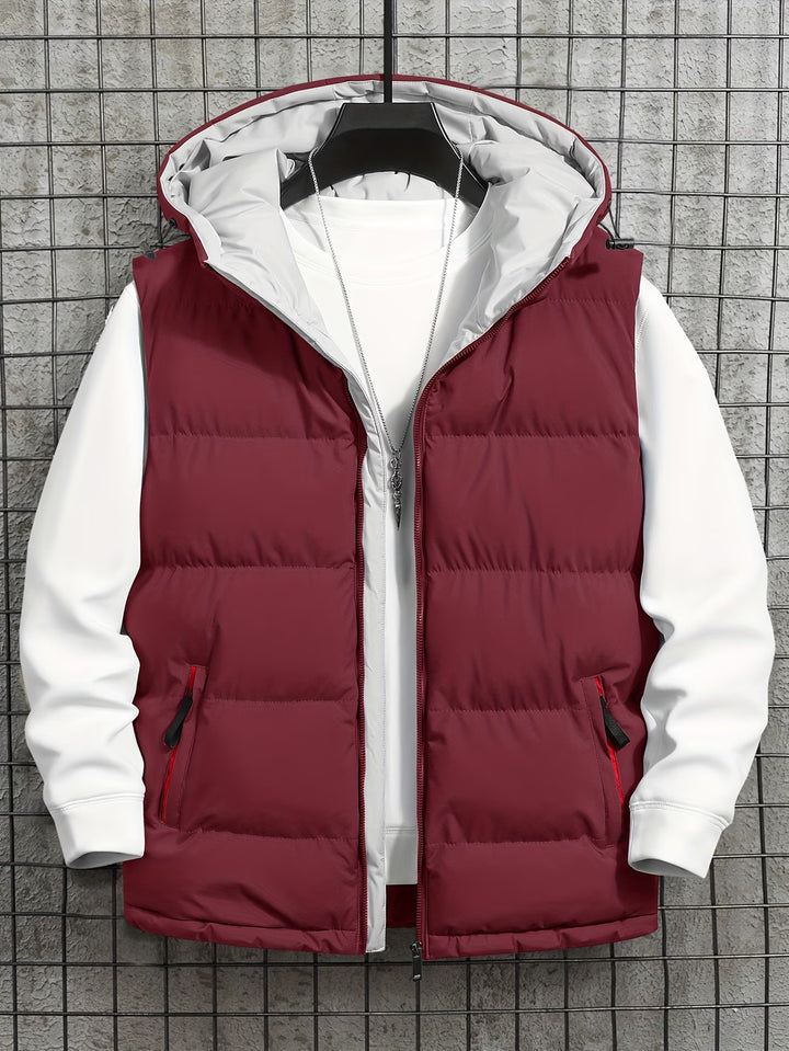 Eliott - Sleeveless Vest With Zippered Pockets