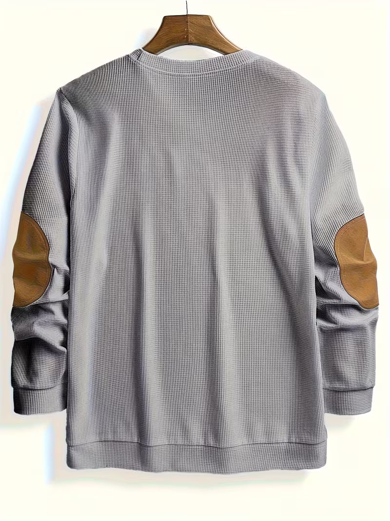 Joaol - Casual Waffle Knit Sweatshirt