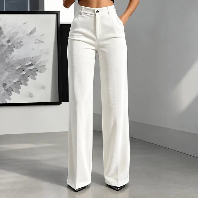 Jana - High Waist Wide Leg Trouser