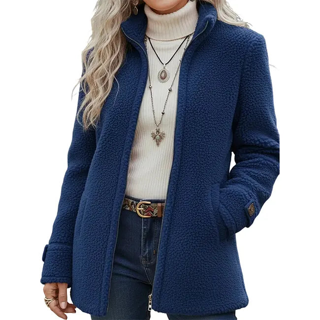 Elanne - Casual Jacket With Stand Up Collar