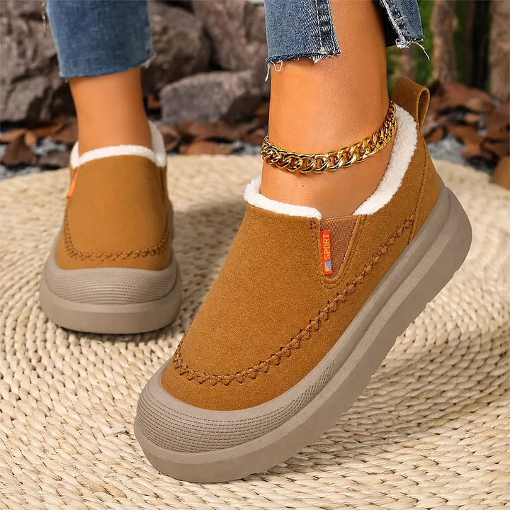Adelya - Elegant Shoes With Faux Fur Lining